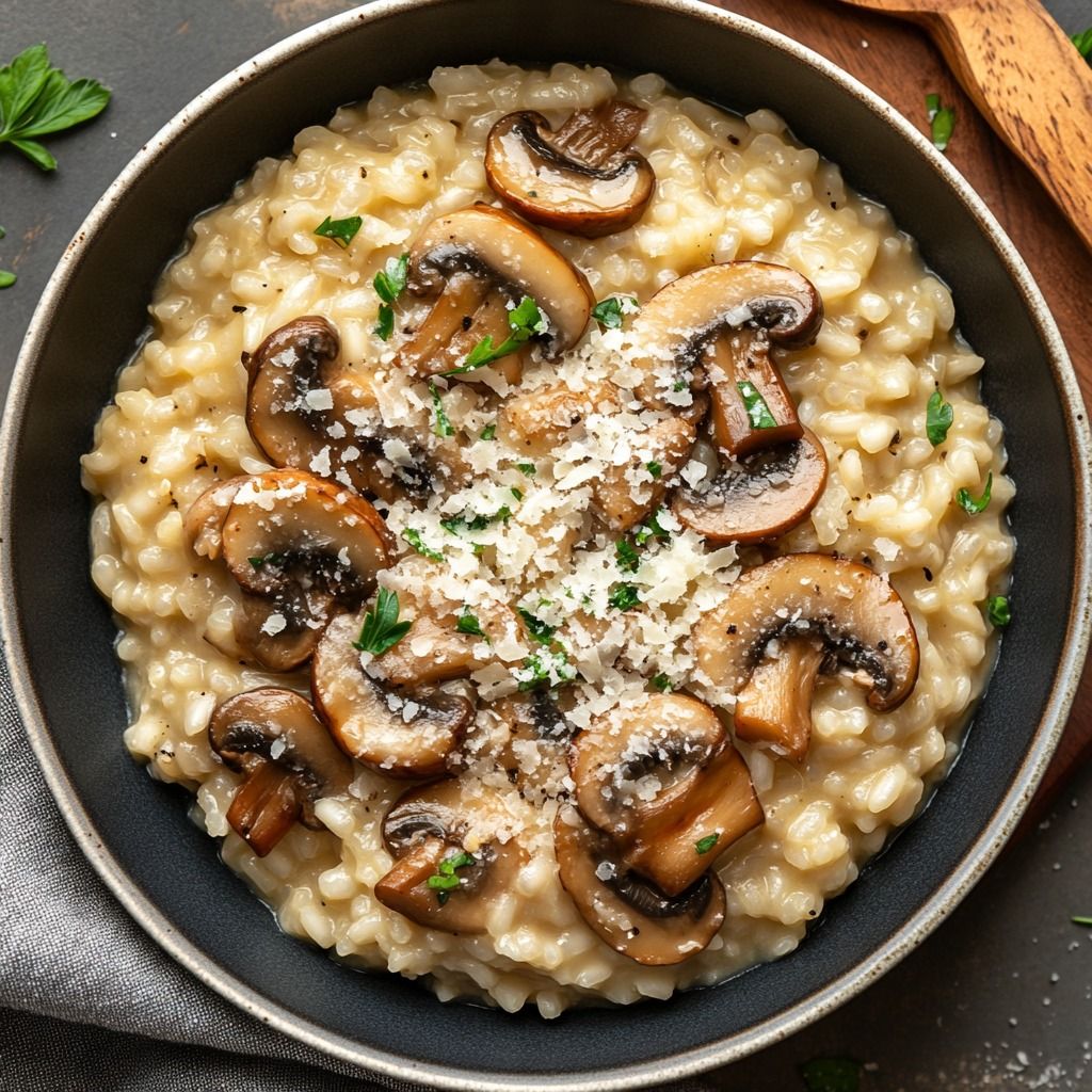 Risotto de Setas y Parmesano